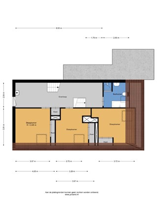 Floorplan - Kerkbuurt 32, 8805 TH Hitzum